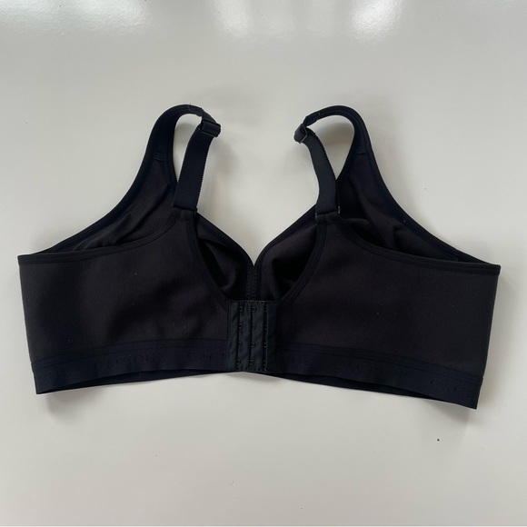 Cacique Lane Bryant Black Cotton Unlined No Wire Bra Size 46D - Picture 2 of 7